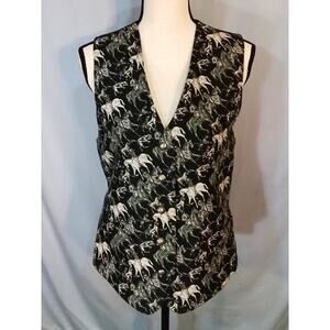 Lila & Lori Equestrian themed vest